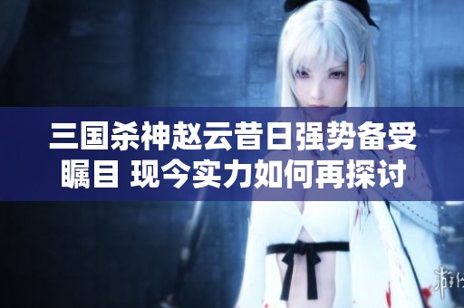 三国杀神赵云昔日强势备受瞩目 现今实力如何再探讨