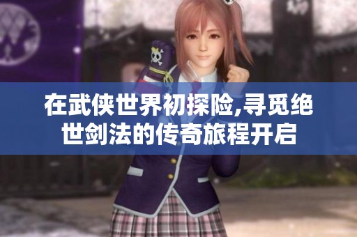 在武侠世界初探险,寻觅绝世剑法的传奇旅程开启