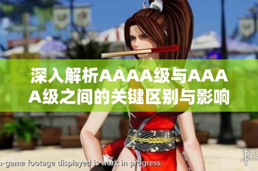 深入解析AAAA级与AAAA级之间的关键区别与影响