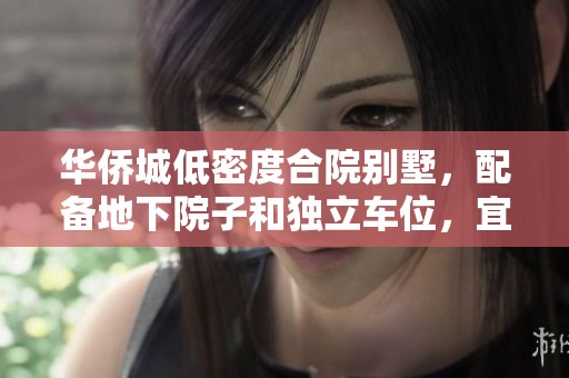 华侨城低密度合院别墅，配备地下院子和独立车位，宜居新选择