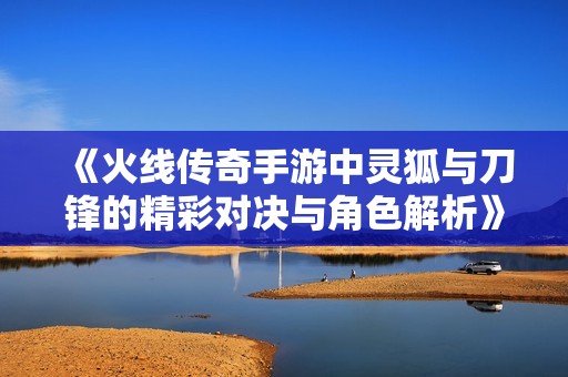 《火线传奇手游中灵狐与刀锋的精彩对决与角色解析》