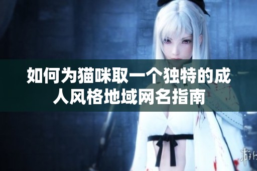 如何为猫咪取一个独特的成人风格地域网名指南