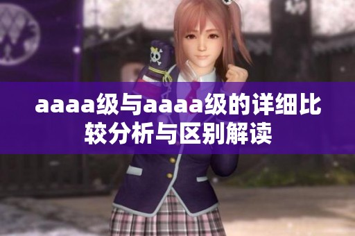 aaaa级与aaaa级的详细比较分析与区别解读
