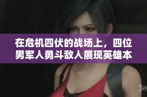 在危机四伏的战场上，四位男军人勇斗敌人展现英雄本色