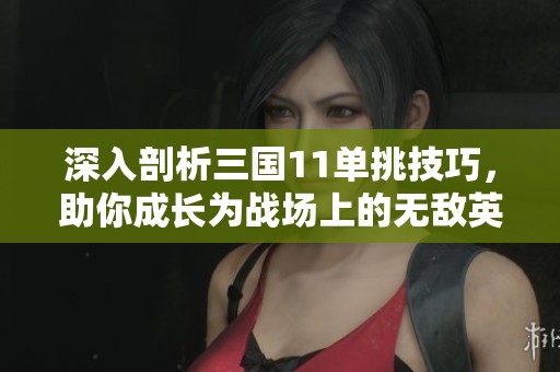 深入剖析三国11单挑技巧，助你成长为战场上的无敌英雄