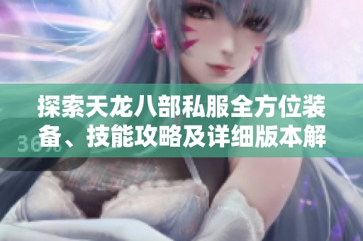 探索天龙八部私服全方位装备、技能攻略及详细版本解析