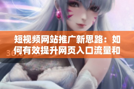 短视频网站推广新思路：如何有效提升网页入口流量和用户体验