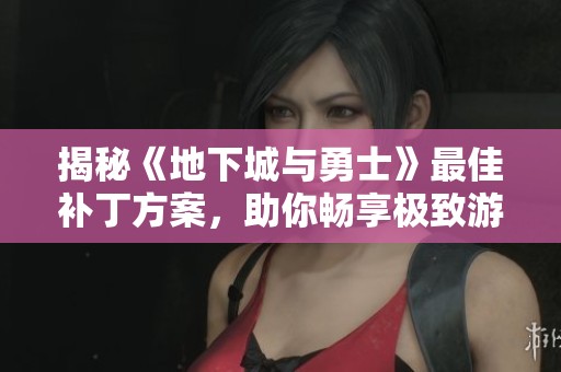 揭秘《地下城与勇士》最佳补丁方案，助你畅享极致游戏体验