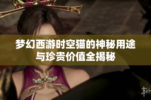 梦幻西游时空猫的神秘用途与珍贵价值全揭秘