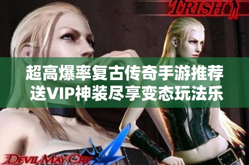 超高爆率复古传奇手游推荐 送VIP神装尽享变态玩法乐趣