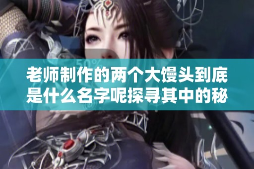 老师制作的两个大馒头到底是什么名字呢探寻其中的秘密与故事