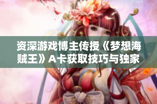 资深游戏博主传授《梦想海贼王》A卡获取技巧与独家心得分享
