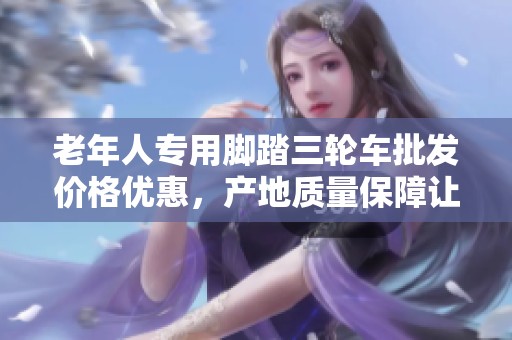 老年人专用脚踏三轮车批发价格优惠，产地质量保障让您放心购买