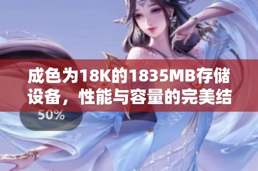 成色为18K的1835MB存储设备，性能与容量的完美结合探讨