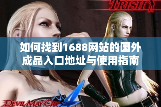 如何找到1688网站的国外成品入口地址与使用指南