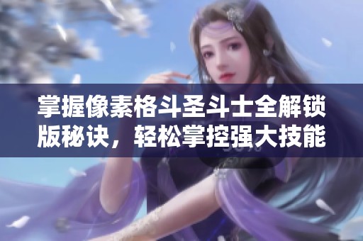 掌握像素格斗圣斗士全解锁版秘诀，轻松掌控强大技能与能力