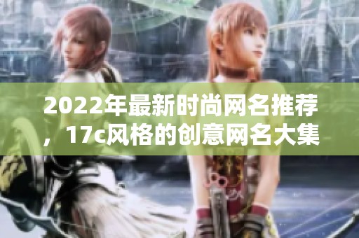 2022年最新时尚网名推荐，17c风格的创意网名大集合