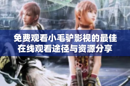 免费观看小毛驴影视的最佳在线观看途径与资源分享