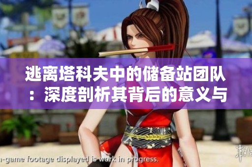 逃离塔科夫中的储备站团队：深度剖析其背后的意义与团队精神