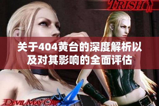 关于404黄台的深度解析以及对其影响的全面评估