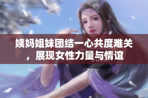 姨妈姐妹团结一心共度难关，展现女性力量与情谊