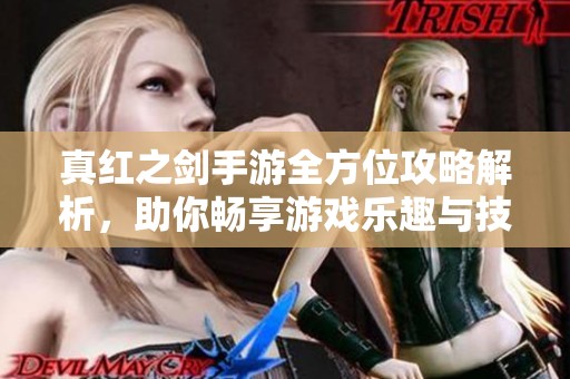 真红之剑手游全方位攻略解析，助你畅享游戏乐趣与技巧