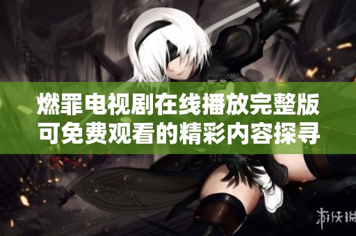 燃罪电视剧在线播放完整版可免费观看的精彩内容探寻