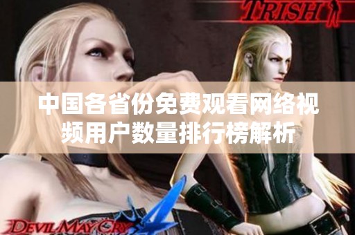 中国各省份免费观看网络视频用户数量排行榜解析