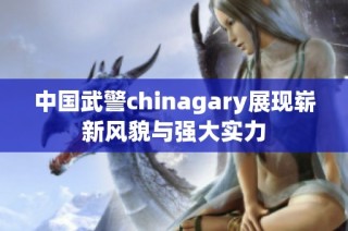 中国武警chinagary展现崭新风貌与强大实力