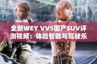 全新WEY VV5国产SUV评测视频：体验智能与驾驶乐趣