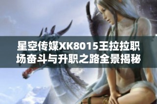 星空传媒XK8015王拉拉职场奋斗与升职之路全景揭秘