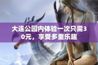 大连公园内体验一次只需30元，享受多重乐趣