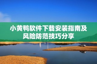 小黄鸭软件下载安装指南及风险防范技巧分享