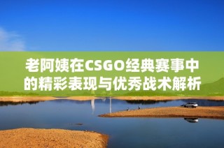 老阿姨在CSGO经典赛事中的精彩表现与优秀战术解析