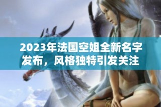 2023年法国空姐全新名字发布，风格独特引发关注