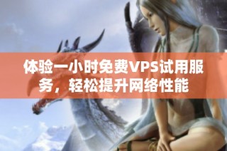 体验一小时免费VPS试用服务，轻松提升网络性能