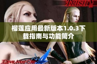 榴莲应用最新版本1.0.3下载指南与功能简介