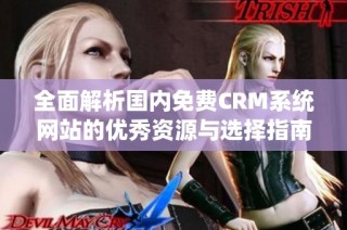 全面解析国内免费CRM系统网站的优秀资源与选择指南