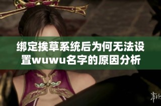 绑定挨草系统后为何无法设置wuwu名字的原因分析