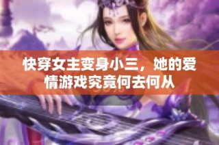 快穿女主变身小三，她的爱情游戏究竟何去何从