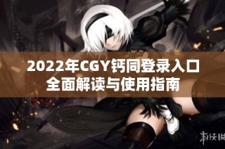 2022年CGY钙同登录入口全面解读与使用指南