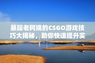 暴躁老阿姨的CSGO游戏技巧大揭秘，助你快速提升实力
