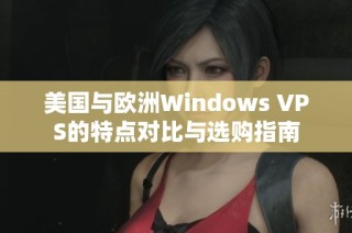 美国与欧洲Windows VPS的特点对比与选购指南