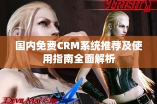 国内免费CRM系统推荐及使用指南全面解析