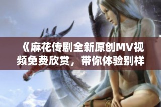 《麻花传剧全新原创MV视频免费欣赏，带你体验别样精彩》