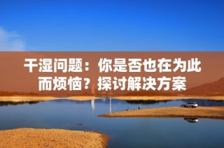 干湿问题：你是否也在为此而烦恼？探讨解决方案
