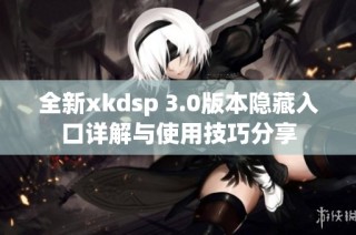 全新xkdsp 3.0版本隐藏入口详解与使用技巧分享