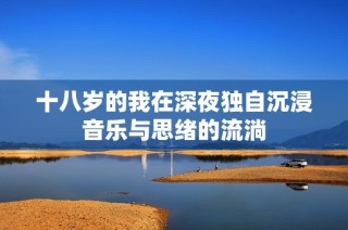 十八岁的我在深夜独自沉浸音乐与思绪的流淌