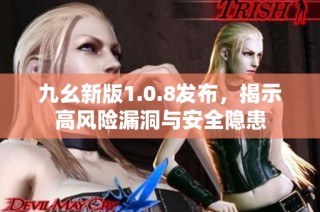 九幺新版1.0.8发布，揭示高风险漏洞与安全隐患