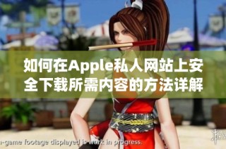 如何在Apple私人网站上安全下载所需内容的方法详解